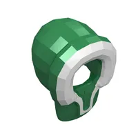 Hood Fur-lined with White Fur Trim Print