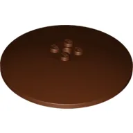 Dish 8 x 8 Inverted [Radar], Solid Studs, Rounded Anti-stud Underside