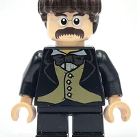 Professor Filius Flitwick, Black Suit with Printed Bow Tie