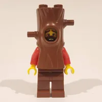 Criminal, Red Jacket over Prison Shirt, Tree Disguise