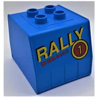 Duplo Train Freight Container with 'RALLY' Print