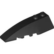Wedge Curved 6 x 2 Left, Inner Ridges