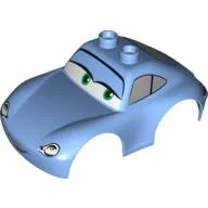 Duplo Car Body, 2 Top Studs, Sports Coupe with Cars Sally Print