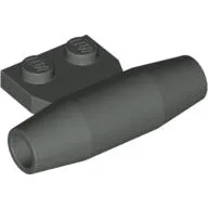 Engine - Smooth, Small 1 x 2 Side Plate [With Axle Holders]