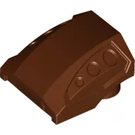 Slope Curved 2 x 2 No Studs - 3 Recessed Side Ports