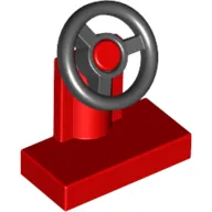 Steering Stand 1 x 2 with Black Steering Wheel