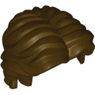 Hair Short Wavy with Center Part