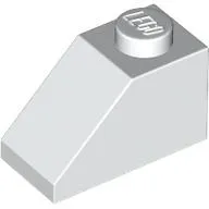 Slope 45° 2 x 1 with Bottom Pin