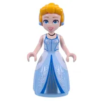 Cinderella, Bright Light Orange Hair, Full Skirt