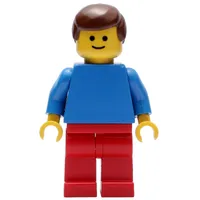 Man - blue Torso, Red Legs