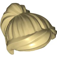 Hair Ponytail and Swept Sideways Fringe