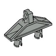 Technic Connector 3 x 1 x 4 with Two Pins and Click Hinge