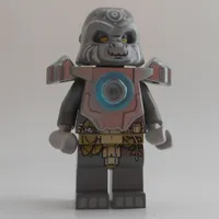 Grumlo with Flat Silver Shoulder Armor