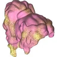 Hair, Ponytail Long Wavy with Trans-Orange Pattern