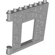 Duplo Building Wall 1 x 8 x 8 with Door Opening - Castle