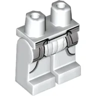 Hips and White Legs with Light Bluish Grey Pockets