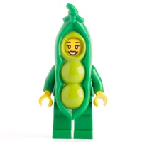 Peapod Costume Girl, Green Legs