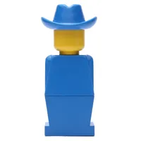 LEGOLAND Blue Torso, Blue Legs, Blue Cowboy Hat