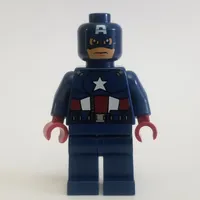 Captain America with Dark Blue Head