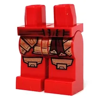 Hips and Red Legs with Gold Knee Caps, Loins, Dark Blue Belt print