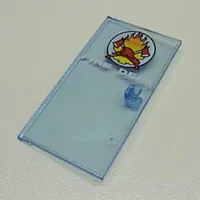 Door 1 x 4 1/2 x 6 with Fire Dept Logo Print