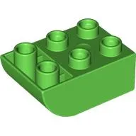 Duplo Brick 2 x 3 with Curved Bottom