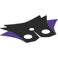 Neckwear Cape Collar, Pointed with 2 Dark Purple and 4 Black Points (Maleficent), Pointed at Neck [Top with 2 Holes]