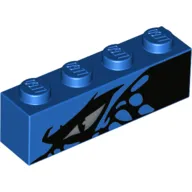 Brick 1 x 4 with Dragon Eye print