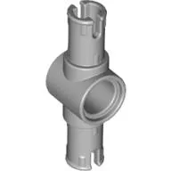 Technic Pin Connector Hub with 2 Pins with Friction Ridges Lengthwise [Big Squared Pin Holes]