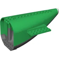 Aircraft Fuselage Curved Aft Section with Dark Bluish Gray Base