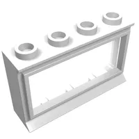 Window 1 x 4 x 2 Classic with Long Sill [Complete]