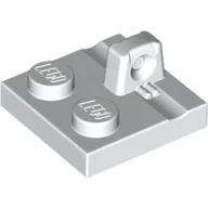Hinge Plate 2 x 2 Locking with 1 Finger on Top