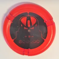 Large Figure Throwing Disc, Kanoka, Mask Huna (Toa Metru) Print