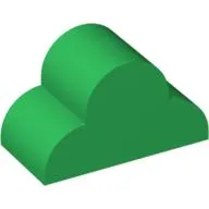 Brick Curved 2 x 4 x 2 Triple, No Studs
