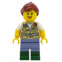 Tan Torso, Sand Blue Legs, Reddish Brown Hair