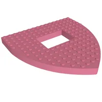 Boat Deck Section, Bow Brick 16 x 16 x 1 with 4 x 6 Opening