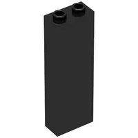 Brick 1 x 2 x 5 with Blocked Open Studs and Bottom Stud Holder with Asymmetric Ridges