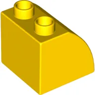 Duplo Brick 2 x 2 x 1 1/2 with Curved Top