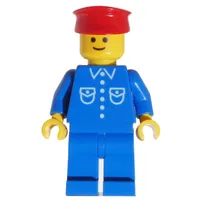 Blue Torso, Blue Legs, Red Hat