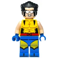 Wolverine, Hair, Yellow X-Men Suit, Plain Arms