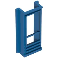 Door 1 x 2 x 4 with Glass for Slotted Bricks