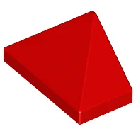 Slope 45° 2 x 1 Triple with Ovoid Bottom Pin