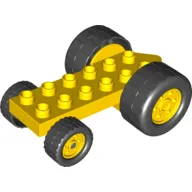 Duplo Backhoe Base with Black Tires