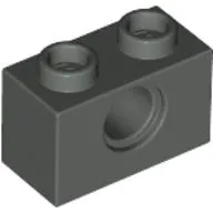 Technic Brick 1 x 2 [1 Pin Hole]