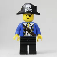 Pirate - Blue Jacket, Black Legs, Black Bicorne