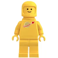 Classic Spaceman, Yellow with Airtanks (3842b Helmet)