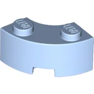 Brick Round Corner 2 x 2 Macaroni with Stud Notch and Reinforced Underside [New Style]