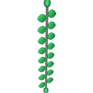 Duplo Plant Vine with Leaves and Two End Anti-Studs