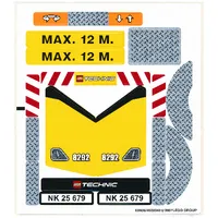 Sticker Sheet for Set 8292-1