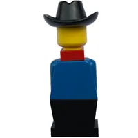 LEGOLAND Blue Torso, Black Legs, With Black Head, Red Bandana